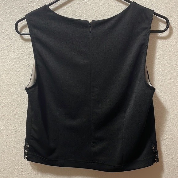 7th Avenue Black Dress Top - Picture 7 of 10